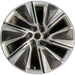 22" LYRIQ 23 22x9.5 Original OEM Wheel Rim - POLISHED BLACK - Front View