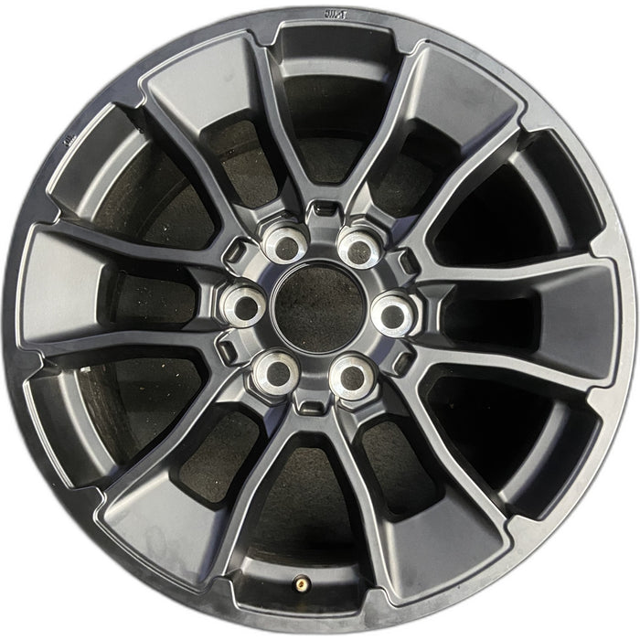 20" SEQUOIA 24-26 20x8, 6 Y spoke, Original OEM Wheel Rim - BLACK - Front View