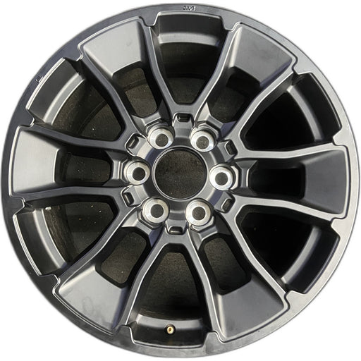 20" SEQUOIA 24-26 20x8, 6 Y spoke, Original OEM Wheel Rim - BLACK - Front View