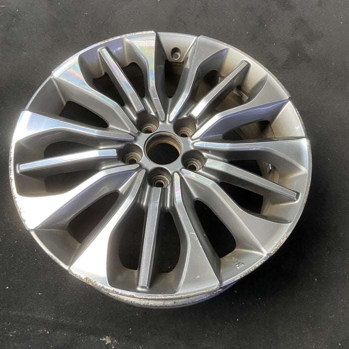 19" RLX 18-20 19x8 , factory installed, VIN 5 Original OEM Wheel Rim - MACHINED - View 8