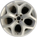 20" BMW X5 07-09 20x11 , 5 spoke, Y spoke Original OEM Wheel Rim - SILVER - Front View