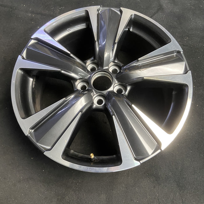 18" UX200 19-23 18x7 , 5 spoke Original OEM Wheel Rim - MACHINED CHARCOAL - View 7