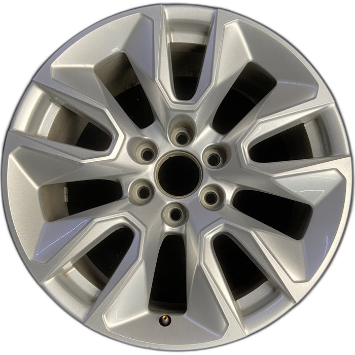 20" SIERRA 1500 PICKUP 19 , 20x9, 10 spoke, opt NZP Original OEM Wheel Rim - - Front View