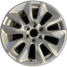 20" SIERRA 1500 PICKUP 19 , 20x9, 10 spoke, opt NZP Original OEM Wheel Rim - - Front View
