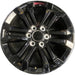 20" 4 RUNNER 25-26 20x8, 6 V spoke, Original OEM Wheel Rim - BLACK - Front View