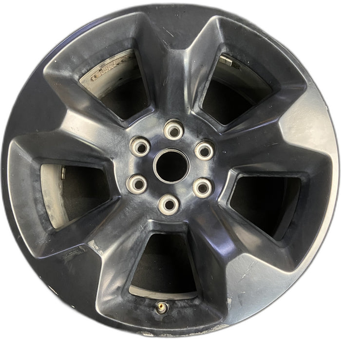 20" DODGE 1500 PICKUP 19 , 20x9, , 5 spoke, opt WRW Original OEM Wheel Rim - - Front View