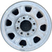 18" SIERRA 2500 PICKUP 11-24 18x8, steel Original OEM Wheel Rim - SILVER - Front View