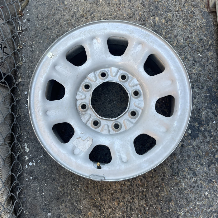 18" SIERRA 2500 PICKUP 11-24 18x8, steel Original OEM Wheel Rim - SILVER - Additional View