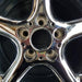 16" BMW 525i 01-03 16x7 , 5 round spoke Original OEM Wheel Rim - Angle View