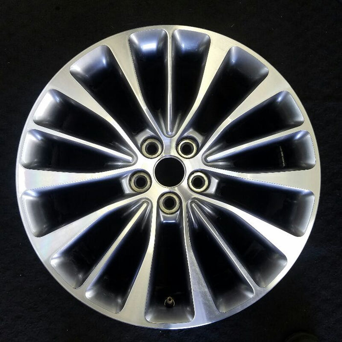 18" FORD MKX 16-18 18x8 aluminum 15 spoke machined face with  background Original OEM Wheel Rim