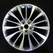 18" MKX 16-18 18x8 , 15 spoke, Original OEM Wheel Rim - Front View