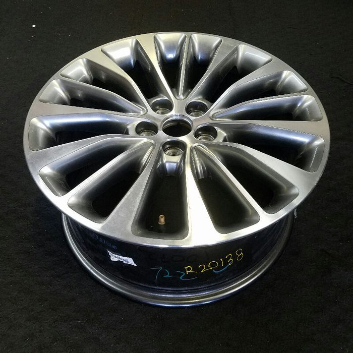 18" MKX 16-18 18x8 , 15 spoke, Original OEM Wheel Rim - Side Profile