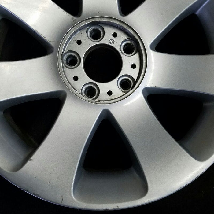 18" BMW 745i 02-05 18x8 , 7 spoke Original OEM Wheel Rim - Back View
