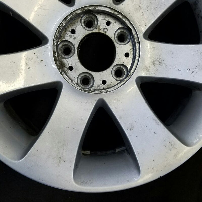 18" BMW 745i 02-05 18x8 alloy 7 spoke Original OEM Wheel Rim - Back View