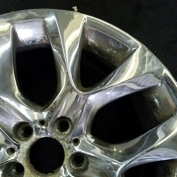 19" BMW X5 11-13 19x9 alloy 5 spoke Y spoke lug inside of spoke Original OEM Wheel Rim