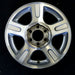 17" EXPEDITION 03 17x7.5 5 spoke aluminum inserts in spokes Original OEM Wheel - Front View