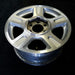17" EXPEDITION 03 17x7.5 5 spoke aluminum inserts in spokes Original OEM Wheel - Side Profile