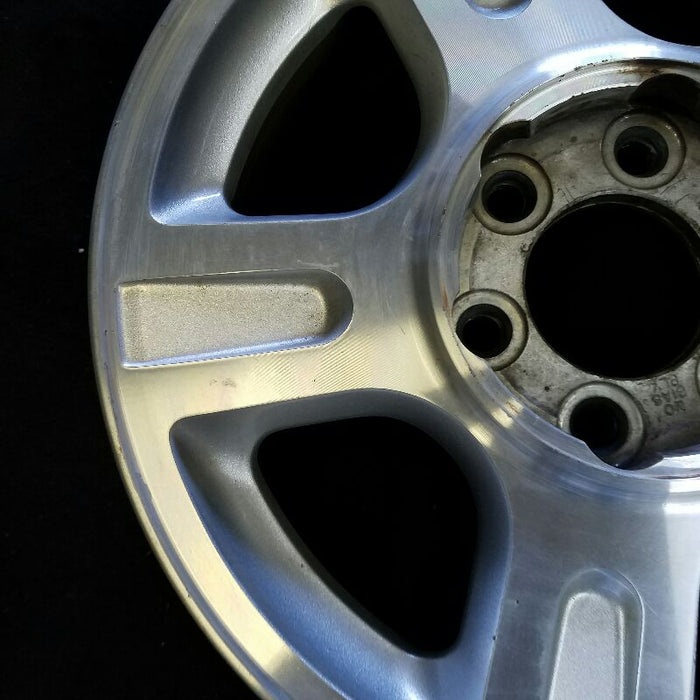 17" EXPEDITION 03 17x7.5 5 spoke aluminum inserts in spokes Original OEM Wheel - View 9