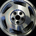 16" CORVETTE 88-89 16x8.5 , L. Original OEM Wheel Rim - Angle View