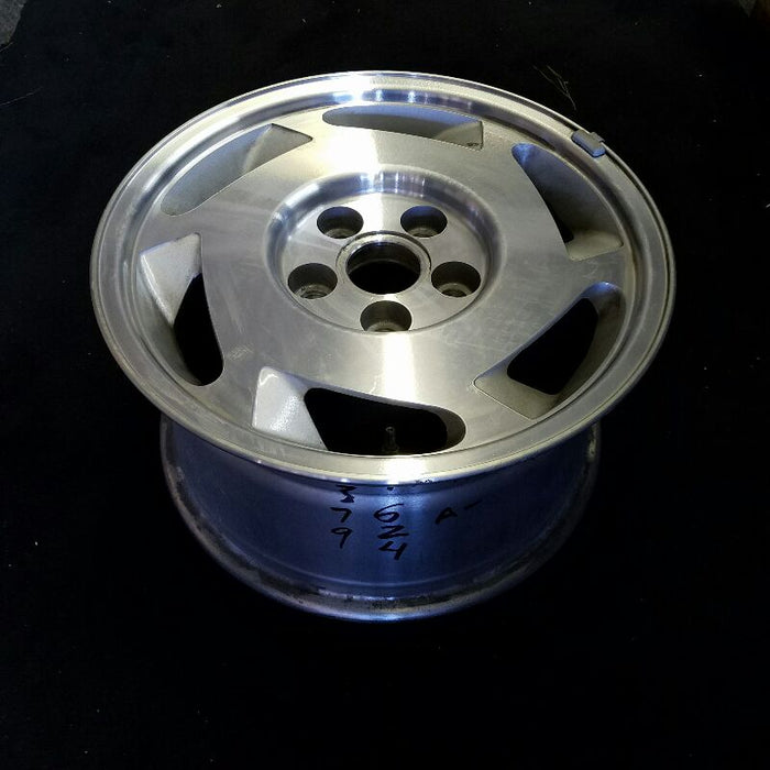 16" CORVETTE 88-89 16x8.5 , L. Original OEM Wheel Rim - Side Profile