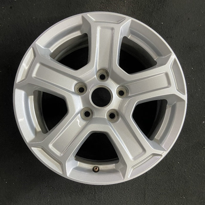 17" WRANGLER 18 VIN X , 17x7.5, , aluminum, straight spoke, w/recessed outer spoke Original OEM Wheel Rim