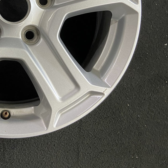 17" WRANGLER 18 VIN X , 17x7.5, , aluminum, straight spoke, w/recessed outer spoke Original OEM Wheel Rim