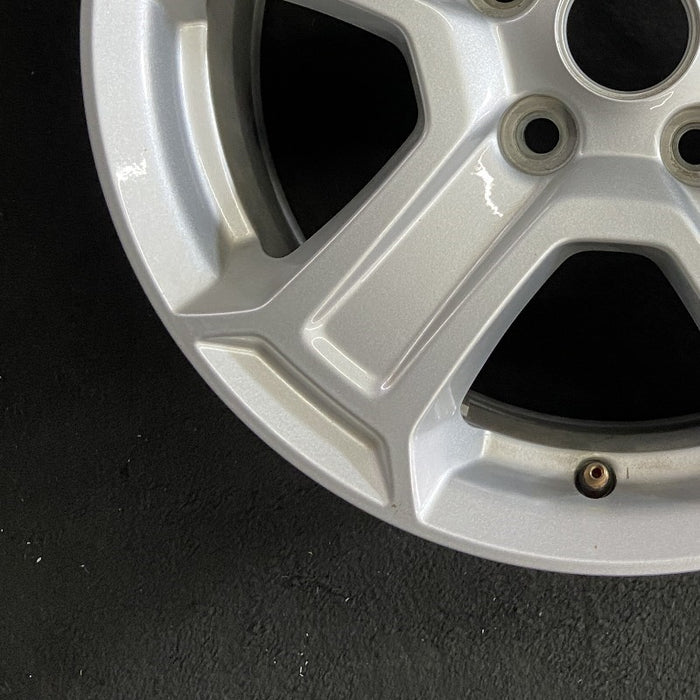 17" WRANGLER 18 VIN X , 17x7.5, , aluminum, straight spoke, w/recessed outer spoke Original OEM Wheel Rim