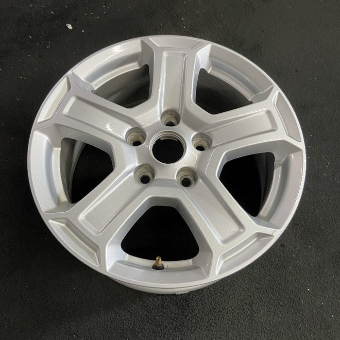 17" WRANGLER 18 VIN X , 17x7.5, , aluminum, straight spoke, w/recessed outer spoke Original OEM Wheel Rim