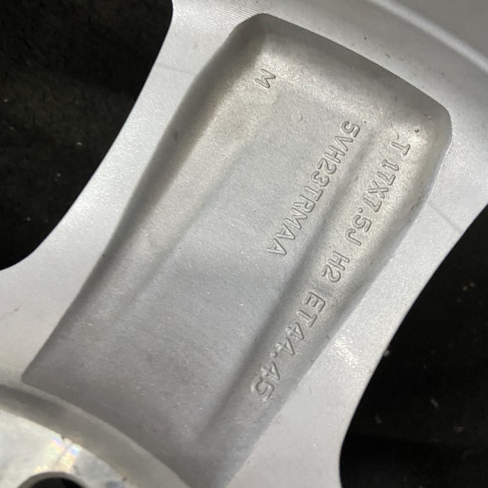 17" WRANGLER 18 VIN X , 17x7.5, , aluminum, straight spoke, w/recessed outer spoke Original OEM Wheel Rim