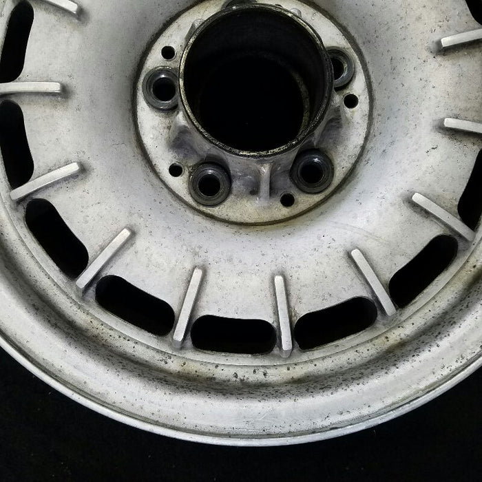 14" MERCEDES 280 73-80 116 Type; 280S 14x6.5 alloy Original OEM Wheel Rim - Back View