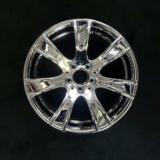 17" MERCEDES C-CLASS 09 204 Type; C350, 17x8.5, 7 spoke Original OEM Wheel Rim - Front View