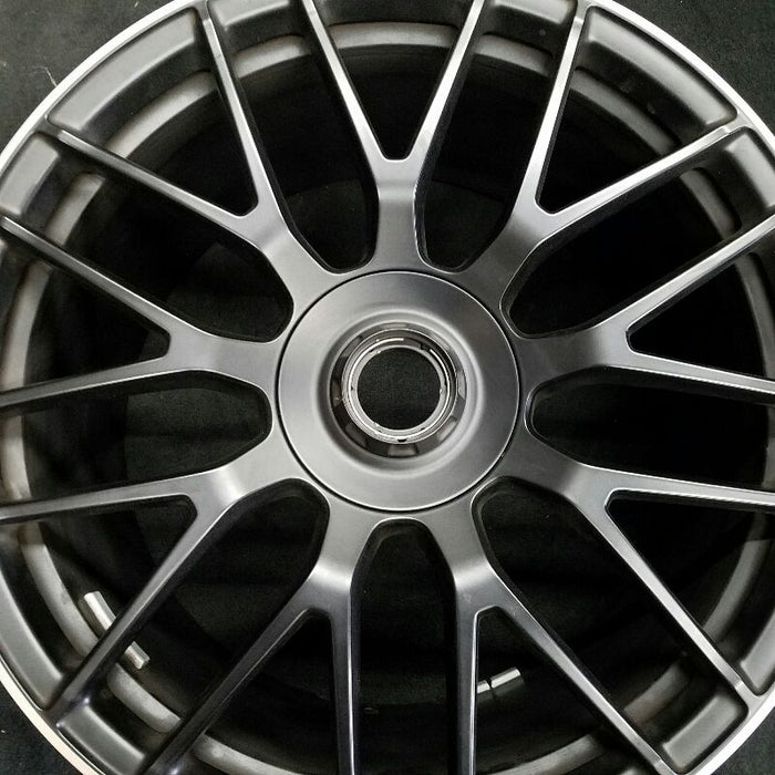 19" MERCEDES C-CLASS 17 205 Type Cv C63 19x10.5 18 spoke 9 Y spokes black with - Angle View
