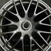 19" MERCEDES C-CLASS 17 205 Type Cv C63 19x10.5 18 spoke 9 Y spokes black with - Angle View