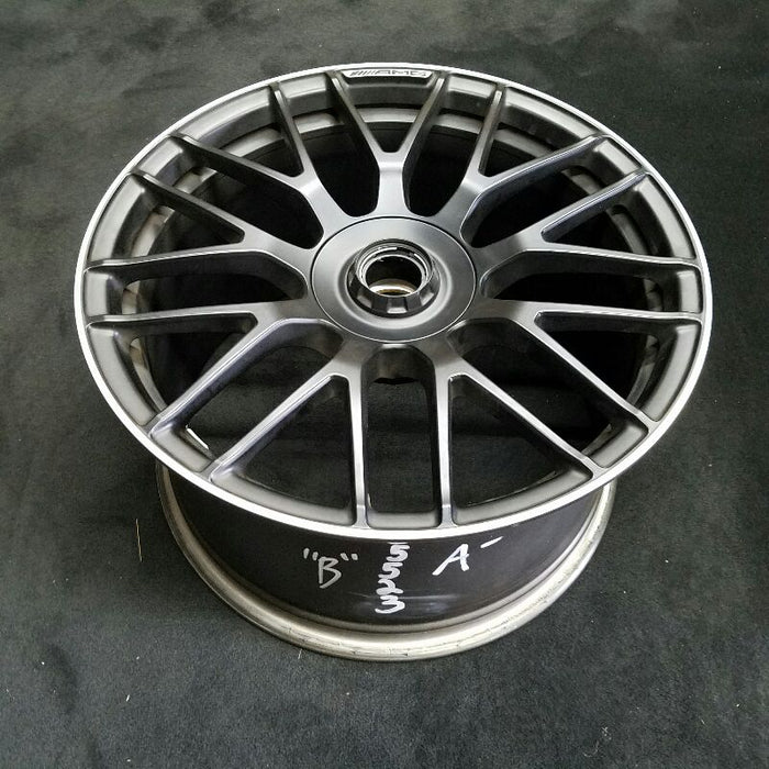 19" MERCEDES C-CLASS 17 205 Type Cv C63 19x10.5 18 spoke 9 Y spokes black with - Side Profile
