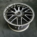 19" MERCEDES C-CLASS 17 205 Type Cv C63 19x10.5 18 spoke 9 Y spokes black with - Side Profile