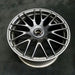 19" MERCEDES C-CLASS 17 205 Type Cv C63 19x10.5 18 spoke 9 Y spokes black with - Close-Up Detail