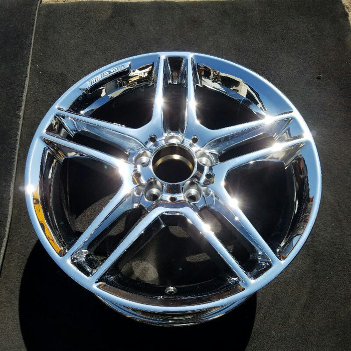 17" MERCEDES C-CLASS 12 204 Type; C250 17x8.5 10 spoke w/AMG Original OEM Wheel - Side Profile