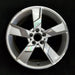 18" Mercedes-Benz E550 Original OEM Wheel Rim - Front View