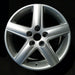 17" AUDI A3 06 17x7.5 , 5 spoke, w/o indented spokes at end Original OEM Wheel - Front View