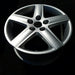 17" AUDI A3 06 17x7.5 , 5 spoke, w/o indented spokes at end Original OEM Wheel - Side Profile