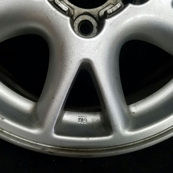 16" CAMARO 00 16x8 , , smooth finish Original OEM Wheel Rim - Back View