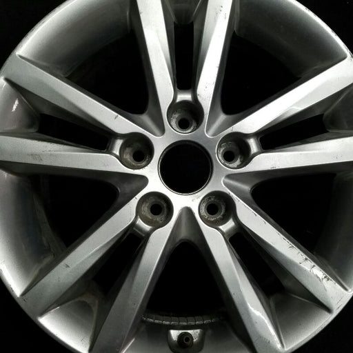 16" SONATA 15 16x6.5 alloy 10 spoke Original OEM Wheel Rim - Angle View