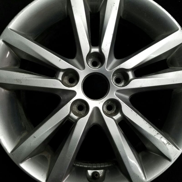 16" SONATA 15 16x6.5 alloy 10 spoke Original OEM Wheel Rim - Angle View