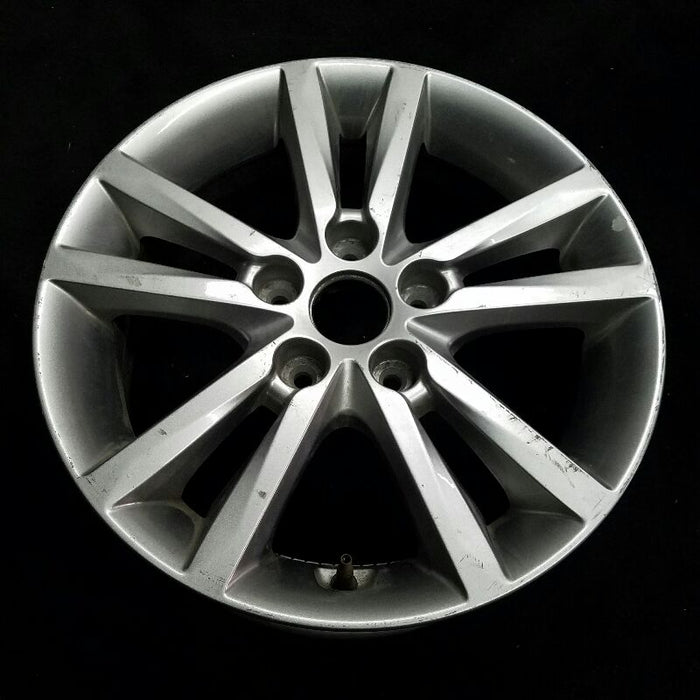 16" SONATA 15 16x6.5 alloy 10 spoke Original OEM Wheel Rim - Side Profile