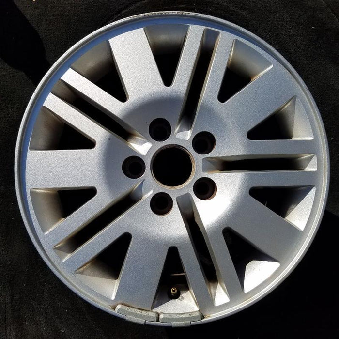 16" MARINER 05 16x7 aluminum 15 spoke machined 5x3 pattern Original OEM Wheel - Front View