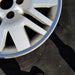 16" MARINER 05 16x7 aluminum 15 spoke machined 5x3 pattern Original OEM Wheel - Back View