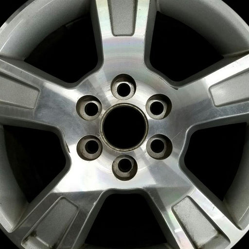 18" ACADIA 07 18x7.5 5 spoke ultra bright finish opt QT5 Original OEM Wheel Rim - Angle View