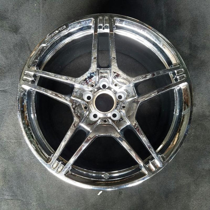 19" MERCEDES CLS-CLASS 12 218 Type; CLS63 19x10 10 spoke 5 pairs Original OEM - Front View
