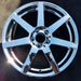 18" MERCEDES C-CLASS 12 204 Type; C250 18x8.5 7 spoke Original OEM Wheel Rim - Front View