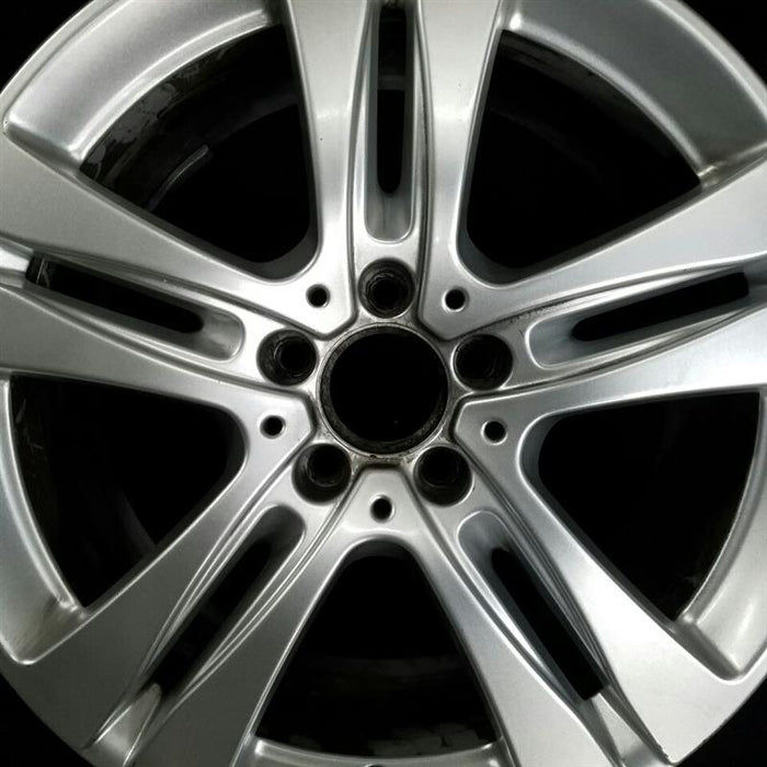 18" MERCEDES S-CLASS 17 222 Type, , S550, 18x8 Original OEM Wheel Rim - Angle View